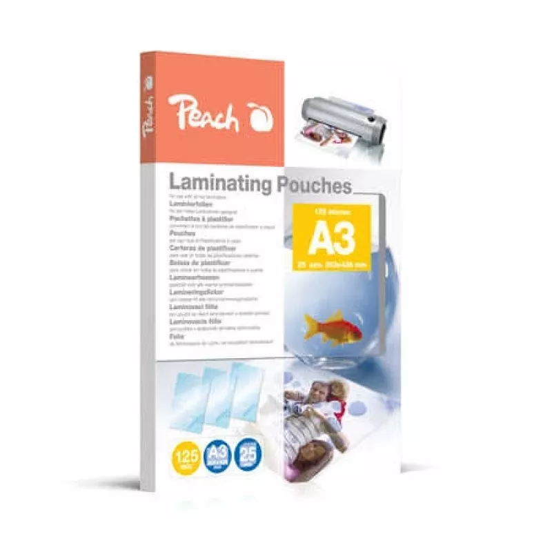 Peach PPR525-01 laminēšanas plēves 25 gab.