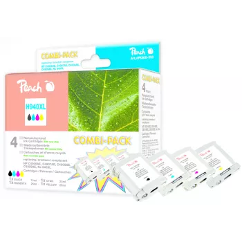 Peach 316219 tintes kasetne 4 gab. Melna, Ciāna, Fuksīna, Dzeltena