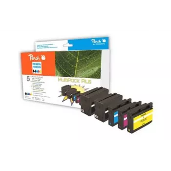 Peach Combi Pack Plus ar mikroshēmu, saderīgs ar Nr. 932XL, Nr. 933XL