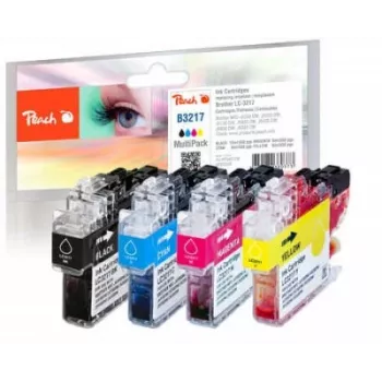 Peach PI500-238 tintes kasetne 4 gab. Melna, ciāna, fuksīna, dzeltena