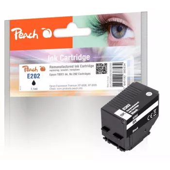 Peach PI200-668 tintes kārtridžs 1 gab. Savietojama Standarta ietilpība Melna