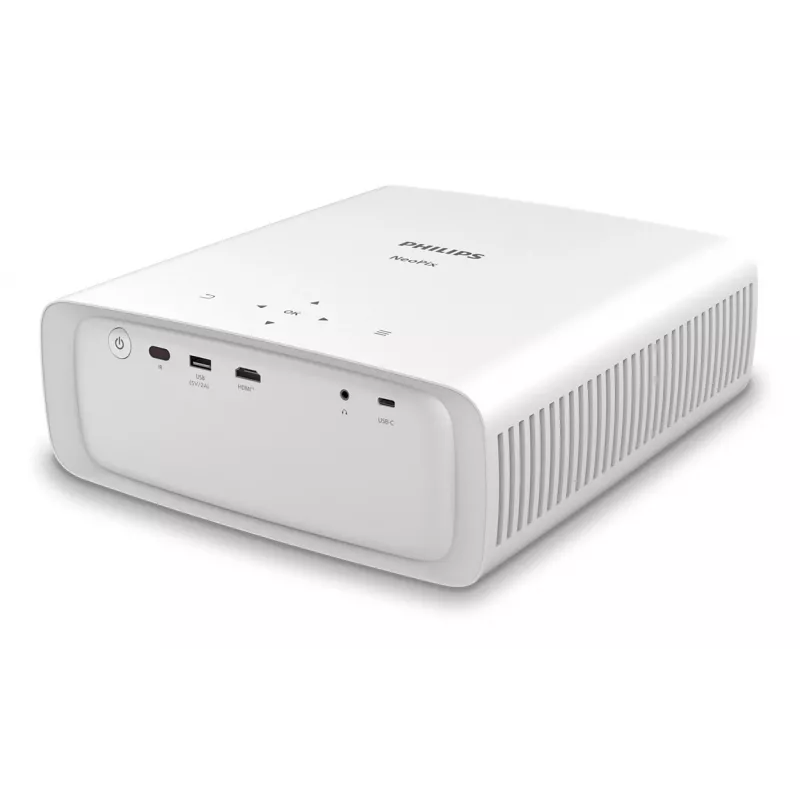 Philips NeoPix 550 standarta fokusa projektors 500 ANSI lūmeni LCD 1080p (1920x1080) balts