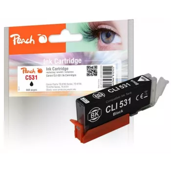 Peach PI100-498 tintes kasetne 1 gab. saderīga Standarta ražības melna