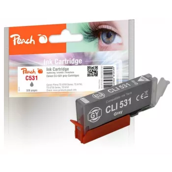 Peach PI100-499 tintes kasetne 1 gab. saderīga Standarta ražības pelēka