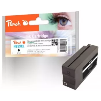 Peach PI300-927 tintes kasetne 1 gab. Saderīga Augstas (XL) ietilpības Melna