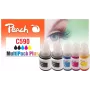 Peach 321339 tintes kārtridžs 5 gab. Savietojams Standarta ietilpība Melna, Ciāna, Fuksīna, Dzeltena