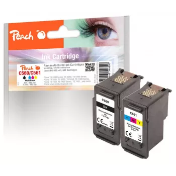 Peach 321029 tintes kasetne 2 gab. Saderīga standarta ietilpība melna, ciāna, fuksīna, dzeltena