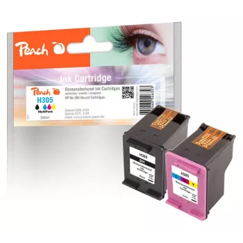 Peach PI300-948 tintes kasetne 2 gab. saderīga melna, madženta, dzeltena, ciāna