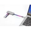 Manhattan USB-C dokstacija/sadalītājs, porti (x3): HDMI, USB-A un USB-C, ar strāvas padevi (PD) 100 W — nepieciešams ārējs USB-C lādētājs (nav iekļauts). USB barošana (nav nepieciešams ārējs barošanas avots), kad PD netiek izmantota, alumīnijs
