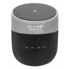Manhattan metālisks Bluetooth skaļrunis ar bezvadu uzlādes paliktni, pienācīga skaņas jauda (3 W), 3 stundu atskaņošanas laiks, bezvadu paliktnis 5 W, integrētas vadības ierīces, diapazons 10 m, microSD karšu lasītājs, komplektā USB-A uzlādes kabelis, Bluetooth 5.0, 3 gadu garantija