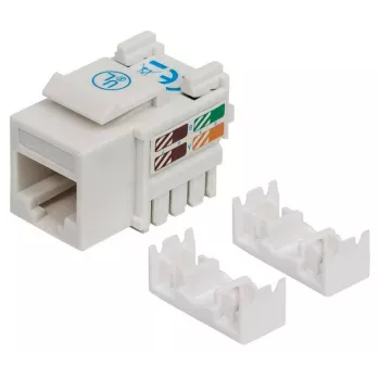 Intellinet Keystone ligzda, Cat6, UTP, Punch-down, balta, plakana, balta, RJ-45, sievišķā, 22/26, Cat6