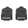 Manhattan HDMI 4K@30Hz kabelis ar Ethernet, 1 m, piemērots VISIEM 1080p/HD un lielākajai daļai 4K lietojumu (pārliecinieties par savas sistēmas 4K specifikāciju), vīrišķais – vīrišķais, melns, Ultra HD 4k x 2k, mūža garantija, ātrdarbīgs, ekvivalents HDMM1MHS