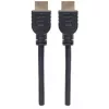 Manhattan HDMI 4K@60Hz kabelis ar Ethernet - CL3 novērtējums, 5 m, piemērots lietošanai sienā, visām 4K un 1080p/HD lietojumprogrammām - jauninot tagad vai sagatavojot to nākotnes vajadzībām, vīrišķais uz vīrišķo, melns, Ultra HD 4k x 2k, mūža garantija, augstākās klases ātrgaitas