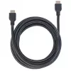 Manhattan HDMI 4K@60Hz kabelis ar Ethernet - CL3 novērtējums, 5 m, piemērots lietošanai sienā, visām 4K un 1080p/HD lietojumprogrammām - jauninot tagad vai sagatavojot to nākotnes vajadzībām, vīrišķais uz vīrišķo, melns, Ultra HD 4k x 2k, mūža garantija, augstākās klases ātrgaitas