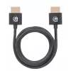 Manhattan HDMI kabelis ar Ethernet (īpaši plāns), 4K@60Hz (Premium High Speed), 1 m (3 pēdas), vīriešu-vīriešu, melns, Ultra HD 4k x 2k, pilnībā ekranēts, zeltīti kontakti, mūža garantija