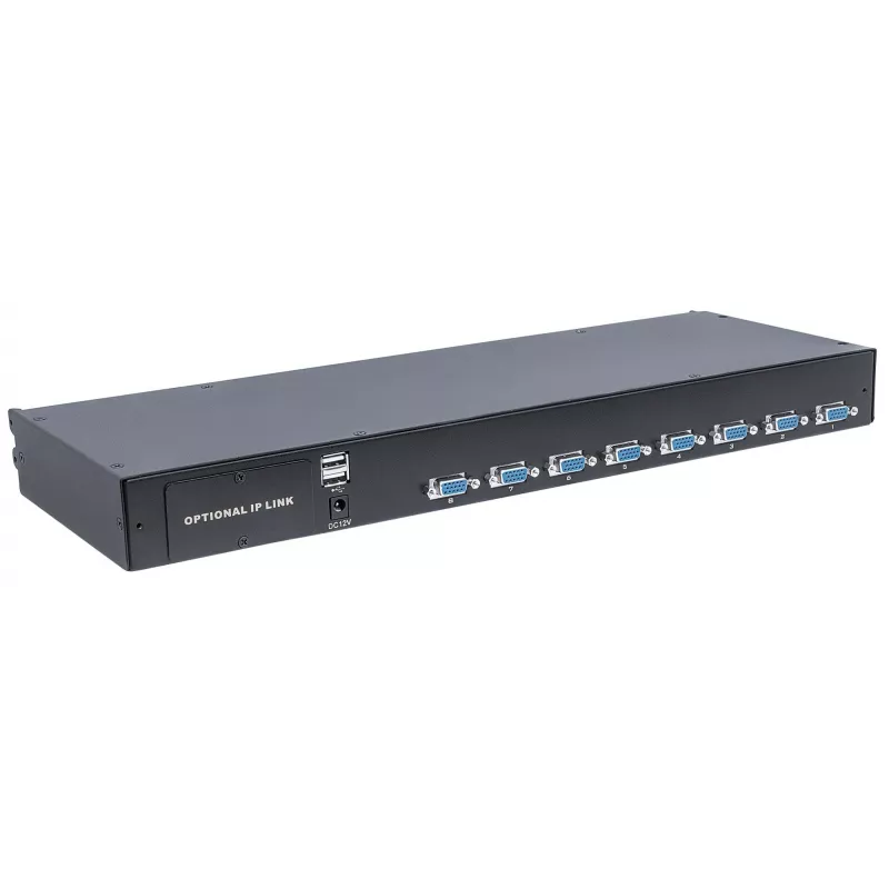 Intellinet Modular 8-Port VGA KVM Switch, For Use with Product Numbers 507622, 507738, 507981, 507998, 508025, 508032, 508049 & 508056