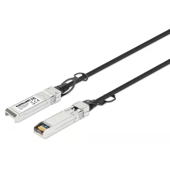 Intellinet 1m 10G SFP+ pasīvais tiešās pieslēgvietas vara Twinax kabelis 30AWG, saderīgs ar HP J9281B