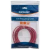 Intellinet tīkla komutācijas kabelis, Cat6, 0,5 m, sarkans, CCA, U/UTP, PVC, RJ45, zeltīti kontakti, neaizķerams, ar apvalku, mūža garantija