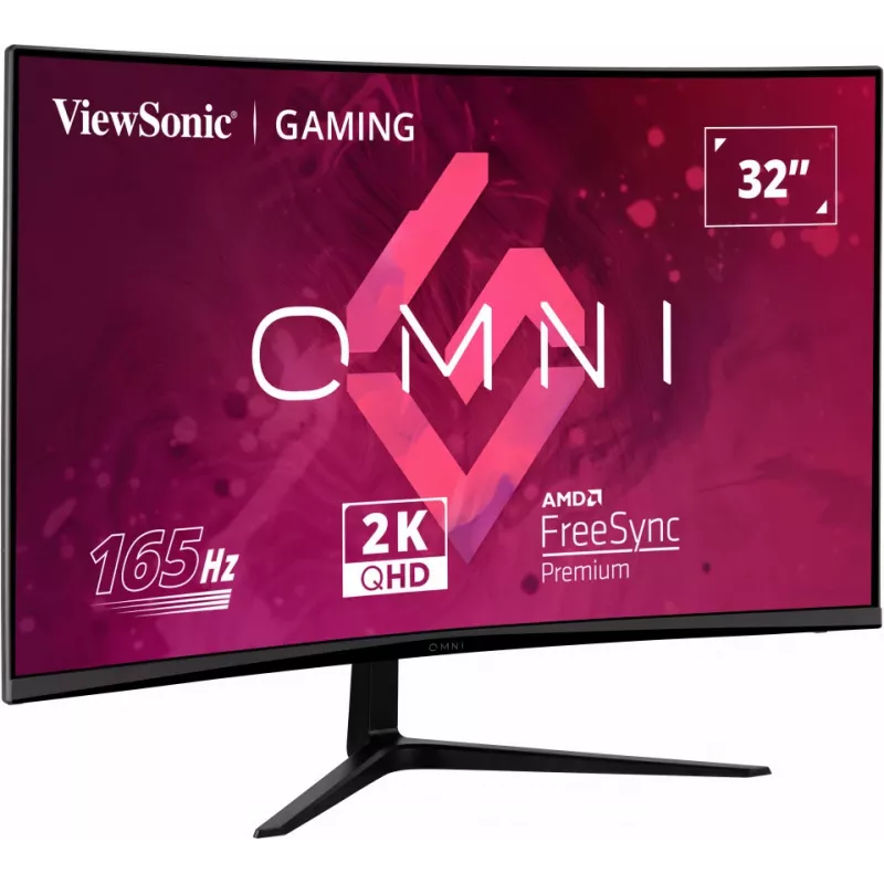 ViewSonic VX Series VX3218C-2K datora monitors 81,3 cm (32 collas) 2560 x 1440 pikseļi Quad HD LED melns