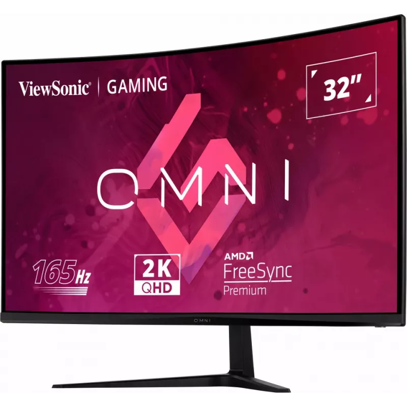 ViewSonic VX Series VX3218C-2K datora monitors 81,3 cm (32 collas) 2560 x 1440 pikseļi Quad HD LED melns