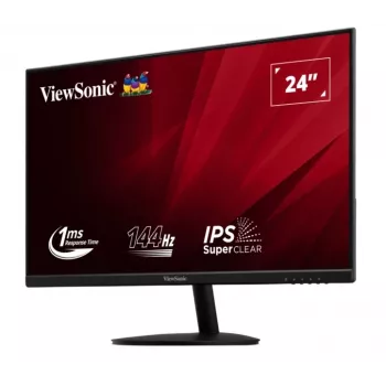 Viewsonic VA VA24E2-H datora monitors 60,5 cm (23,8 collas) 1920 x 1080 pikseļi Full HD LED melns