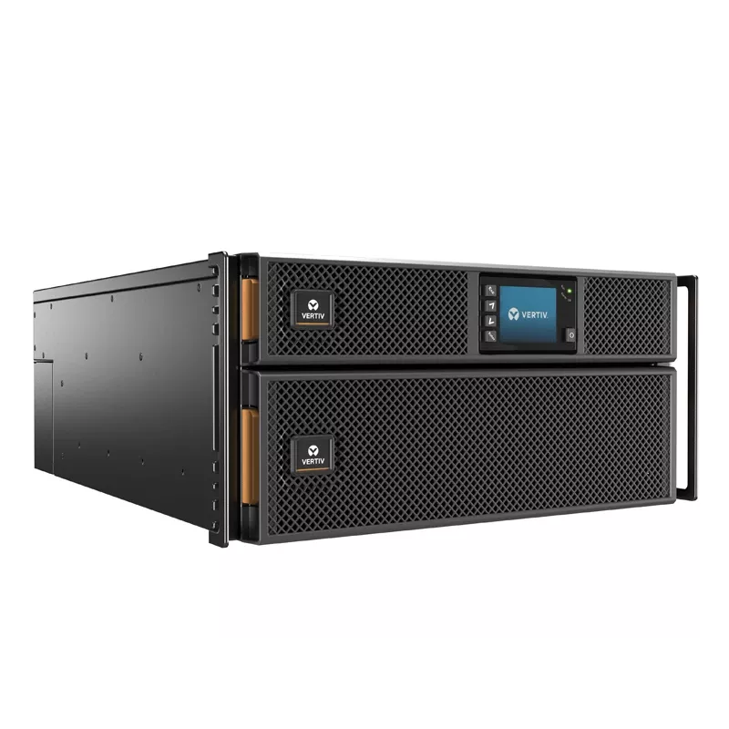 Vertiv Liebert GXT5 dubultās tiešsaistes pārveidošanas UPS -8000VA/8000W| 230V| ar montāžas statīvā komplektu un Intellislot RDU101 sakaru karti| GXT5-8000IRT5UXLN