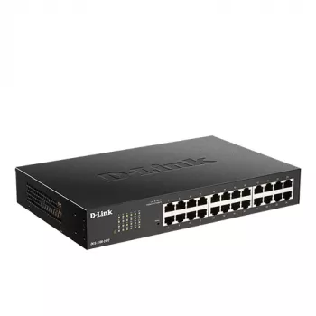 D-Link 24-Port Gigabit Smart Managed Switch, vadāms, L2, Gigabit Ethernet (10/100/1000), montāža statnē, 1U