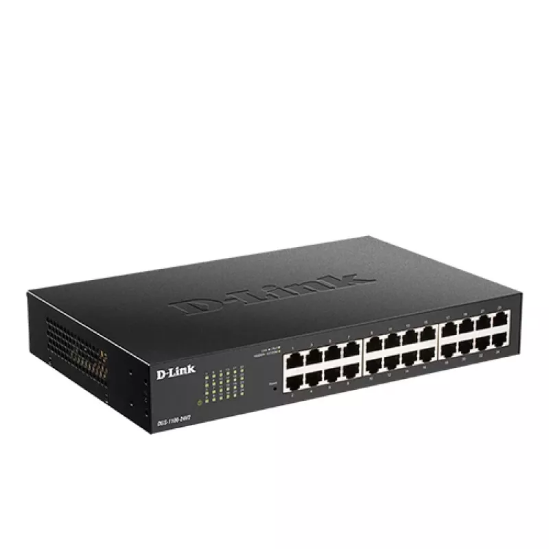 D-Link 24-Port Gigabit Smart Managed Switch, vadāms, L2, Gigabit Ethernet (10/100/1000), montāža statnē, 1U