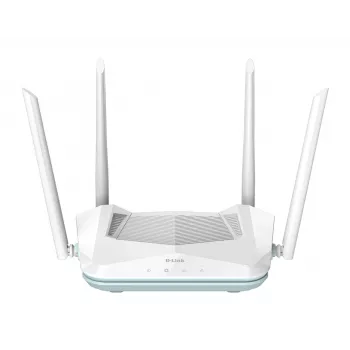 D-Link EAGLE PRO AI AX1500 viedais maršrutētājs bezvadu maršrutētājs Gigabit Ethernet divjoslu (2.4 GHz / 5 GHz) balts