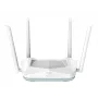 D-Link EAGLE PRO AI AX1500 viedais maršrutētājs bezvadu maršrutētājs Gigabit Ethernet divjoslu (2.4 GHz / 5 GHz) balts