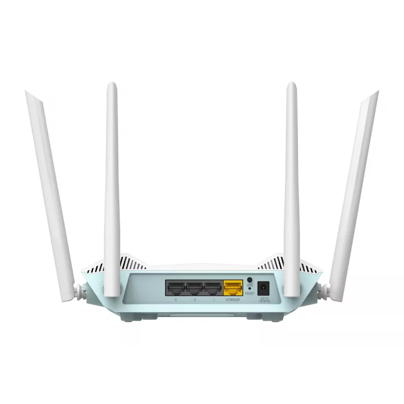 D-Link EAGLE PRO AI AX1500 viedais maršrutētājs bezvadu maršrutētājs Gigabit Ethernet divjoslu (2.4 GHz / 5 GHz) balts