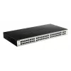 D-Link DGS-1210-52/ME pārvaldāms L2 Gigabit Ethernet (10/100/1000) 1U melns