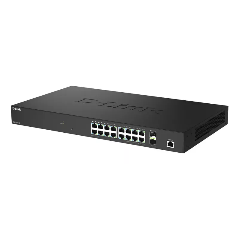 D-Link 18 ovu 2.5G multi-gigabitu viedais pārvaldītais slēdzis ar 2 x 10G SFP+ pieslēgvietām
