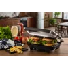 Ariete 1911 Toast & Grill plāns - Nepiedegoša elektriskā plāksne tostiem un sviestmaizēm - rievota plāksne - 1000 W - Sudraba