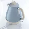 Ariete 2869 Vintage elektriskā tējkanna, nerūsējošais tērauds, 1,7 L, automātiska izslēgšanās, 2000 W, ūdenim, tējai un zāļu dzērieniem, pasteļzila