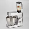 Ariete 1598 Gourmet Professional 7L Metal - planetārais mikseris ar blenderi - nerūsējošā tērauda bļoda - 7 L - stikla krūze - 1200 W - 6 ātrumi