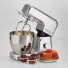 Ariete 1598 Gourmet Professional 7L Metal - planetārais mikseris ar blenderi - nerūsējošā tērauda bļoda - 7 L - stikla krūze - 1200 W - 6 ātrumi