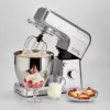 Ariete 1598 Gourmet Professional 7L Metal - planetārais mikseris ar blenderi - nerūsējošā tērauda bļoda - 7 L - stikla krūze - 1200 W - 6 ātrumi