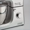 Ariete 1598 Gourmet Professional 7L Metal - planetārais mikseris ar blenderi - nerūsējošā tērauda bļoda - 7 L - stikla krūze - 1200 W - 6 ātrumi