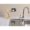Ariete 457 Gratì Waterproof - ūdensizturīga elektriskā rīve - bezvada - mazgājama zem tekoša ūdens - 2 nerūsējošā tērauda veltņi - balta un dzeltena