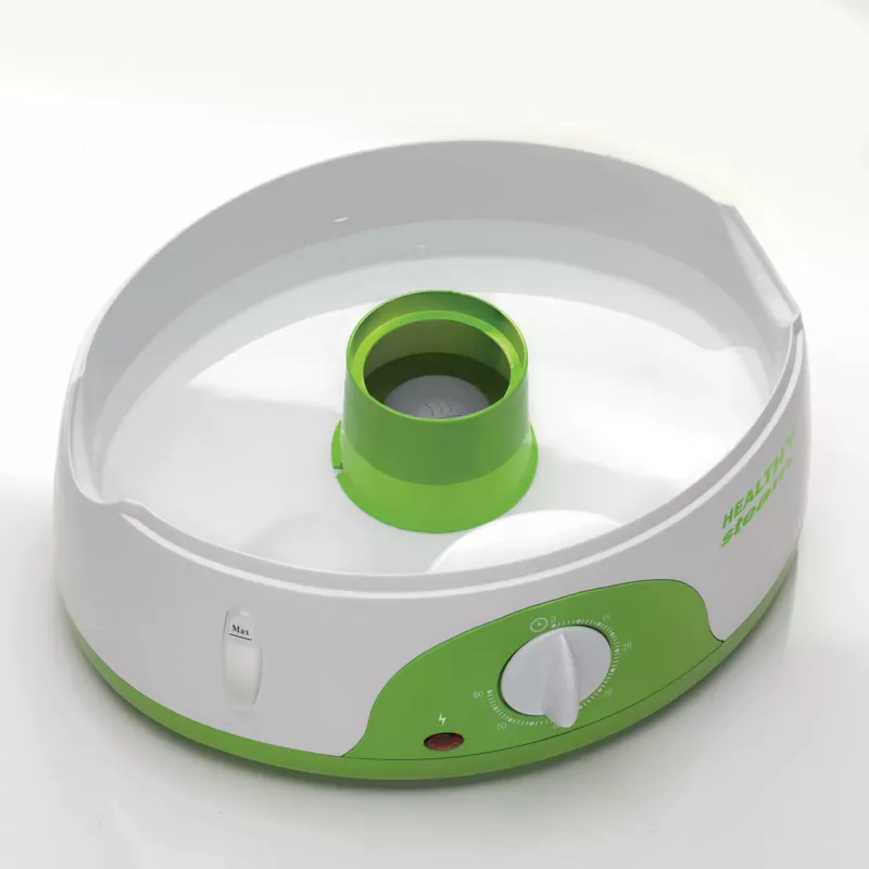 Ariete 911 Healthy Steam - Elektriskais tvaicētājs - 3 grozi - Rīsu trauks - Taimeris 60 min - 800 W - 9 litri - Balta un zaļa