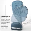 Ariete 6246 Duetto apģērbu gludeklis - vertikālais gludeklis un gludeklis ar nepiedegošu keramikas plāksni - 1000 W - balts un zils