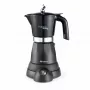 Ariete 1368 Moka Aroma, Elektriskais Moka katliņš, 4/6 krūzes, 480 W, automātiskā izslēgšanās, uztur temperatūru 30 grādos, melns