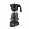 Ariete 1368 Moka Aroma, Elektriskais Moka katliņš, 4/6 krūzes, 480 W, automātiskā izslēgšanās, uztur temperatūru 30 grādos, melns
