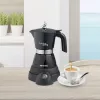 Ariete 1368 Moka Aroma, Elektriskais Moka katliņš, 4/6 krūzes, 480 W, automātiskā izslēgšanās, uztur temperatūru 30 grādos, melns