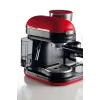 Ariete 1318 Moderna espresso automāts ar integrētu kafijas dzirnaviņu, kafijas pupiņām un maltai kafijai, piena putotājs kapučīno pagatavošanai, 1 un 2 tasīšu filtrs, 1080 W, 800 ml, sarkans