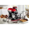 Ariete 1318 Moderna espresso automāts ar integrētu kafijas dzirnaviņu, kafijas pupiņām un maltai kafijai, piena putotājs kapučīno pagatavošanai, 1 un 2 tasīšu filtrs, 1080 W, 800 ml, sarkans