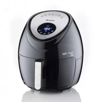 Ariete 4618 Airy Fryer XXL - Gaisa cepeškrāsns - Apcep 2,5 kg frī kartupeļu - 7 litri - Gatavošana bez eļļas un taukiem - 1800 W - Melns