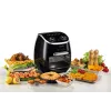 Ariete 4619 Airy Fryer Oven - gaisa fritieris un elektriskā cepeškrāsns ar rotisserie - rotējošs grozs - žāvētājs - 2000 W - 11 litri - tērauds