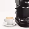 Ariete 1318 Moderna Espresso automāts ar iebūvētu kafijas dzirnaviņu, kafijas pupiņām un maltai kafijai, piena putotājs kapučīno pagatavošanai, 1 un 2 tasīšu filtri, 1080 W, 800 cc, melna